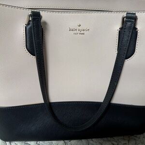 Kate Spade Black and Cream Tote Bag